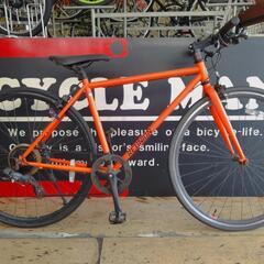 中古　クロスバイク　オレンジ