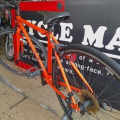中古　クロスバイク　オレンジ