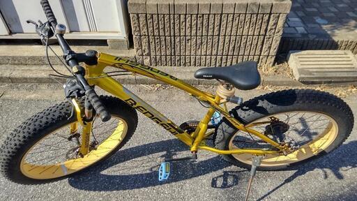 取引者決定（1.5万→1万最終値下げ）太いタイヤの自転車