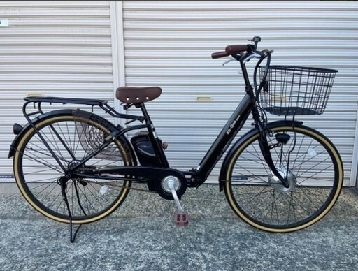 電動アシスト自転車 折り畳み式 26インチ 型式認定取得 マットブラック