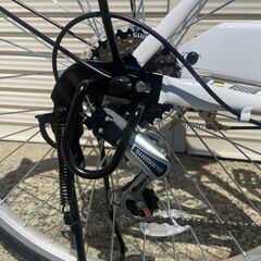 【新品★未使用】　ママチャリ　オートライト　 26インチ　シマノ製6段変速 ホワイト