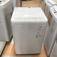 洗濯機 5.0kg パナソニック NA-F5BE3 2024年製 W(幅)56.2×D(奥行き)57.2×H(高さ)88.0cm ※クリーニング済み