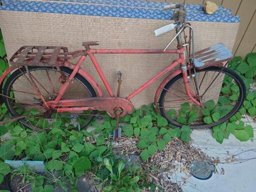郵便自転車ジャンク