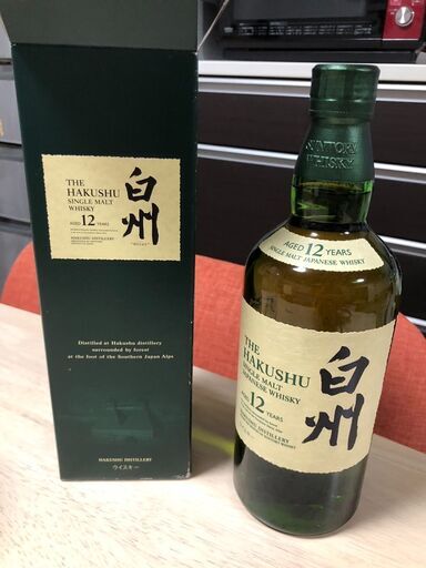 サントリー　シングルモルトウイスキー　白州１２年　７００ml　現行品