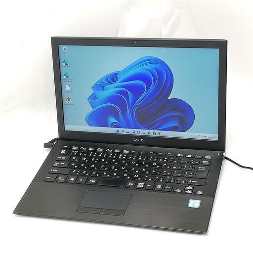 赤字覚悟 高速SSD Windows11済 フルHD 13.3型 ノートパソコン SONY VJP132C11N 中古良品 第6世代Core i5 8GB 無線 Bluetooth カメラ Office