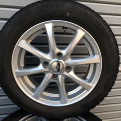 No.89スタッドレス155/65/14 4H PCD100 アルミ付4本セット