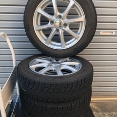 No.89スタッドレス155/65/14 4H PCD100 アルミ付4本セット