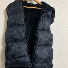 ダウン　ベスト　リバーシブル　メンズ　(azul by moussy)