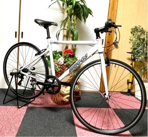 [受付終了]致しました。[格安販売] BRIGHS RTC 700C クロスバイク.軽量アルミボディ.FR共700x28C
