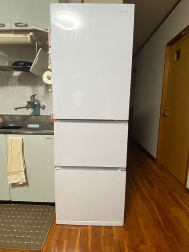 3ドア冷蔵庫 (358L・右開き)