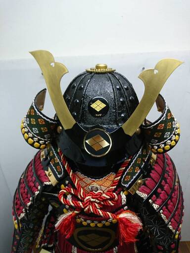 五月人形武田菱 鎧 平台飾り 鎧飾り 甲冑 侍 武具 戦国 武士