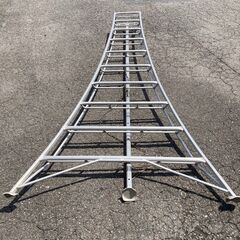 園芸三脚 三脚脚立 庭木 剪定 造園 収穫 職人用 3m 10尺 アルミ脚立 足場 はしご 梯子   良品