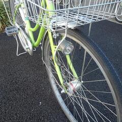 中古自転車3241 日本製 26インチ ギヤなし LEDオートライト