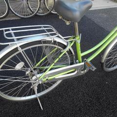 中古自転車3241 日本製 26インチ ギヤなし LEDオートライト