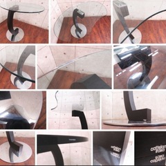 定価20万イタリアブランドのガラステーブル