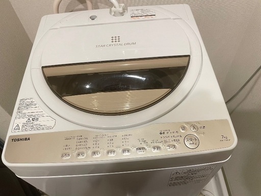 洗濯機 TOSHIBA 7kg AW-7GB スタークリスタルドラム