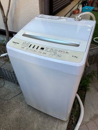 hi sense 6 kg 洗濯機　2021年