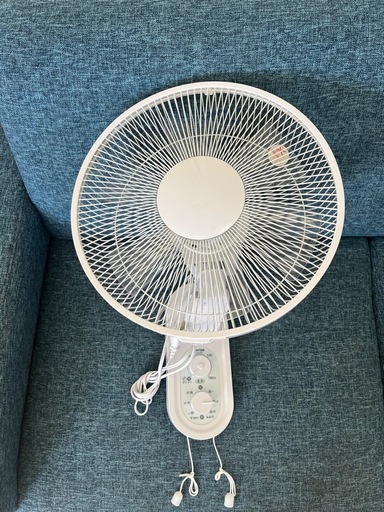 邪魔にならない　壁掛け　扇風機　タイマー付き