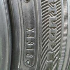 ①⭐ホンダ純正鉄ホイールとキャップ付きダンロップ WM01 155/65r14 スタッドレスタイヤ４本セット 