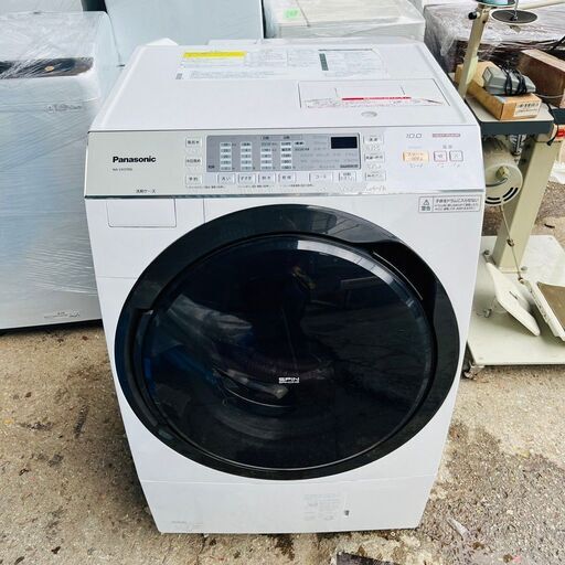 【✨中古美品✨】ドラム式洗濯乾燥機 クリスタルホワイト [洗濯10.0kg /乾燥6.0kg /ヒートポンプ乾燥 /左開き]