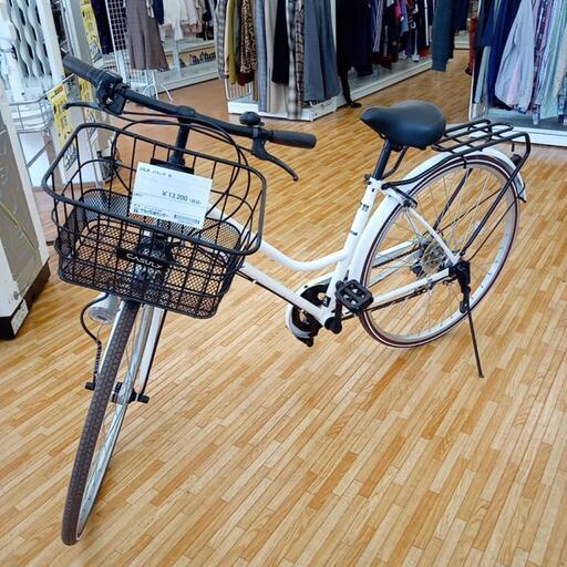 ★ジモティ割あり★ asahi　自転車　27インチ　白　クリーニング済　YJ3829