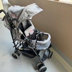 二人乗りベビーカー DUOシティHOP2 2人乗り 日本育児 2人乗り用