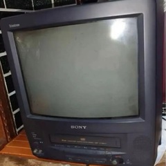 ソニー　トリニトロンカラービデオテレビ　ブラウン管テレビ　テレビデオ