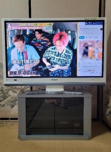 シャープ　42型　液晶テレビ　テレビ台付き