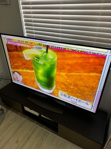 テレビ55インチ　SHARP テレビ台付き