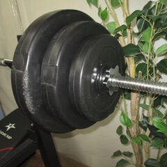 R515 セーフティスタンド ベンチプレス スクワットラック、ベンチ付き、ダンベルセット、Used/キレイ