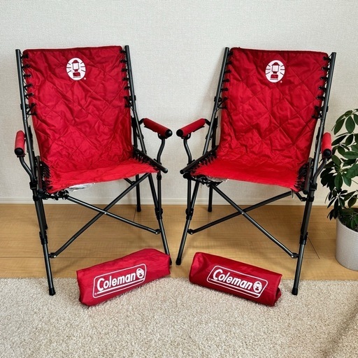 ☆バラ売り可☆ Coleman(コールマン) アウトドア キャンプ キャンピング　チェア2脚　椅子　イス