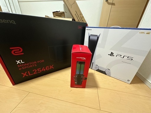 ゲーミングセットBenQ XL2546K モニター + Sony PlayStation 5 +