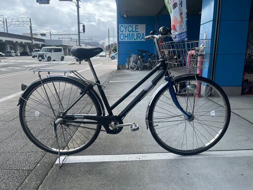 【大人用】整備済 丸石 27型内装3段ギア 中古自転車 通勤通学向け 黒色 \u003c自転車のオオムラ 静岡店\u003e