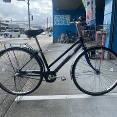 大人用】整備済中古自転車 丸石 27型ニュースワード 黒色 <自転車の