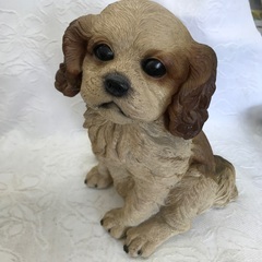 子犬　置物　約24cm