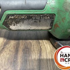 【中古】HIKOKI ハイコーキ ディスクグラインダ G3610DA 36V-2.5Ah 125mm バッテリー ケース付 ※充電器別売