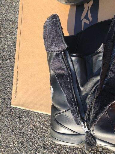 バイクTOURINGブーツ E-SBT1101W 27㎝ 中古品 2025年最新】バイク