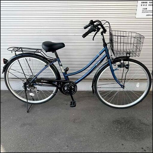 26インチ自転車 6段変速付き軽快車 ネイビー 札幌 東区 店頭引き取り歓迎