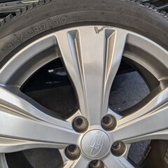 215/45 R17 スバル純正アルミ　スタッドレスタイヤ
