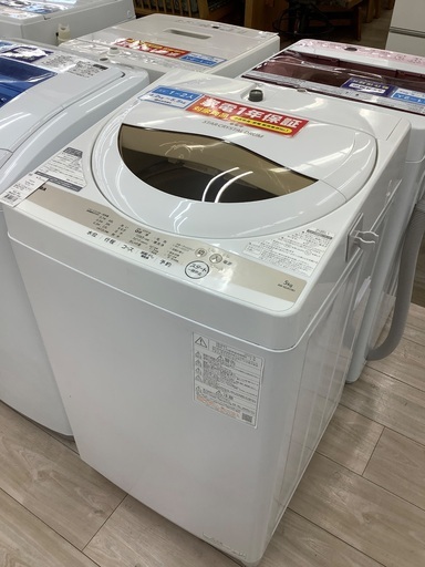 TOSHIBA (東芝)全自動洗濯機(5.0kg)のご紹介！(トレファク寝屋川)