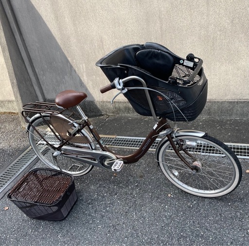 【お譲り先決定】子育て応援セット子供2人乗せ対応自転車