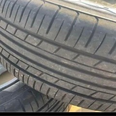 13インチ 4.5j +43 pcd100 溝あり21年ヨコハマタイヤ付き