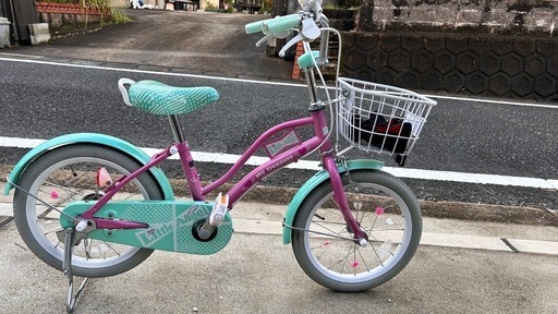 中古美品　16インチ自転車　女の子