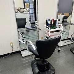 美容室で使っていた鏡