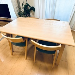 お渡し先確定】ダイニングテーブル 4人掛け