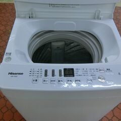 ID 244146　洗濯機5.5K　ハイセンス　２０２０年　HW-T55D