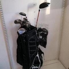 0914-494 ゴルフクラブセット　キャディバッグ付き　(1w・UT・5〜9・P・F・パター)
