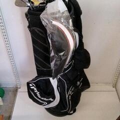 0914-494 ゴルフクラブセット　キャディバッグ付き　(1w・UT・5〜9・P・F・パター)