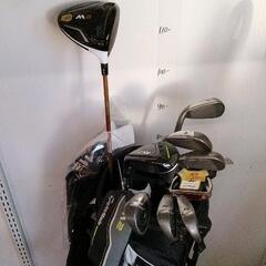 0914-494 ゴルフクラブセット　キャディバッグ付き　(1w・UT・5〜9・P・F・パター)