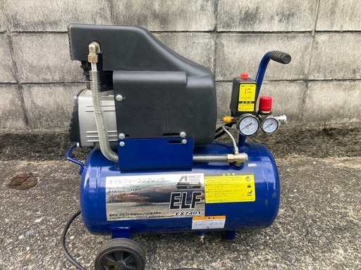 アネスト岩田オイルフリーコンプレッサー中古良品（美品）